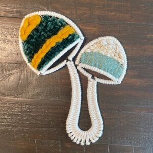 Handmade woven mushroom